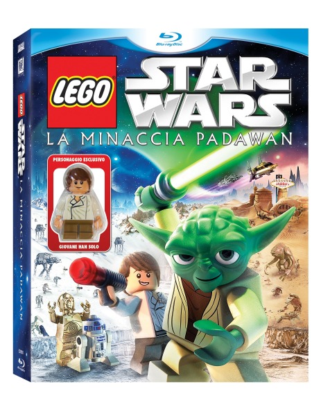 LEGO Star Wars - La minaccia Padawan (versione Blu-Ray, notare la minifig)